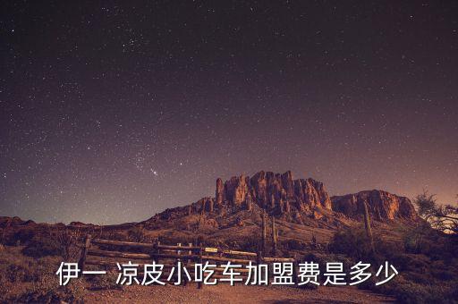 伊一 凉皮小吃车加盟费是多少
