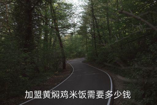 加盟黄焖鸡米饭需要多少钱