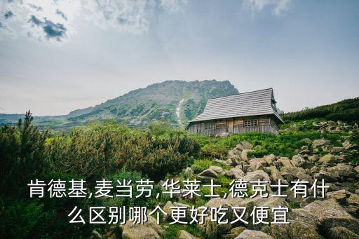 吉胜克加盟费多少钱,德克士和麦当劳加入项目了解更多信息