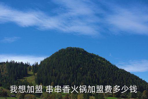 我想加盟 串串香火锅加盟费多少钱