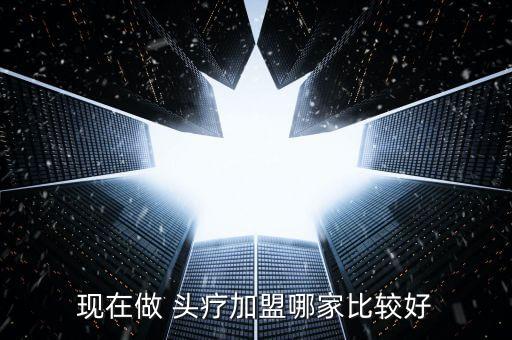现在做 头疗加盟哪家比较好