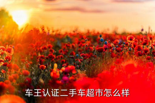 车王认证二手车超市怎么样