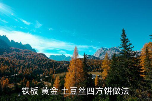 铁板 黄金 土豆丝四方饼做法