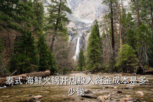 泰式 海鲜火锅开店投入资金成本是多少钱