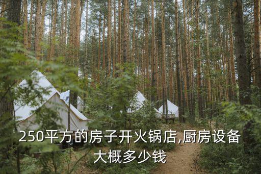 250平方的房子开火锅店,厨房设备大概多少钱
