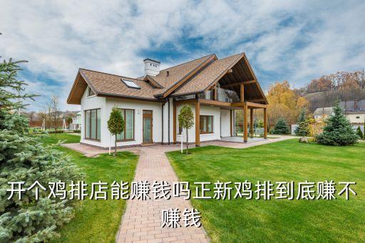 开个鸡排店能赚钱吗正新鸡排到底赚不赚钱