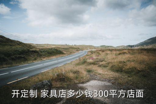 开定制 家具店多少钱300平方店面