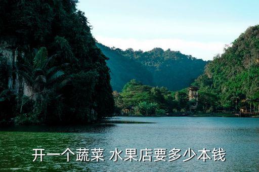 开一个蔬菜 水果店要多少本钱