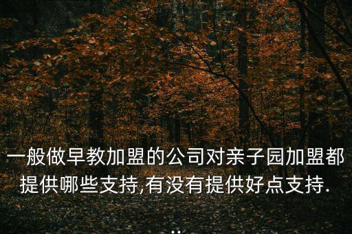 爱育幼童县级加盟费用多少