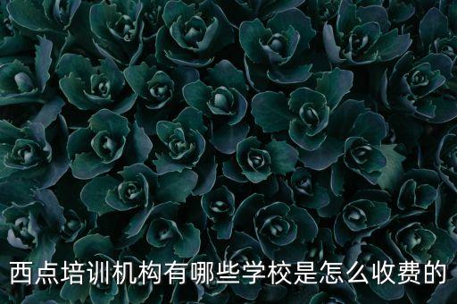 西点培训机构有哪些学校是怎么收费的