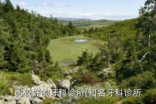 比较好的牙科诊所(知名牙科诊所