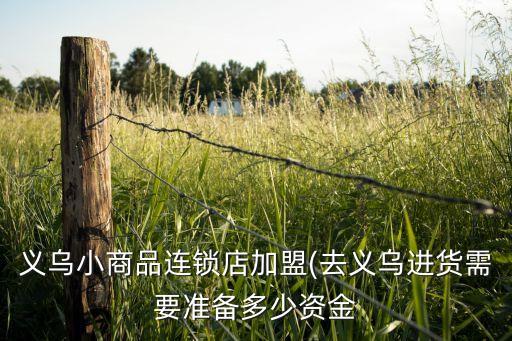 义乌小商品连锁店加盟(去义乌进货需要准备多少资金