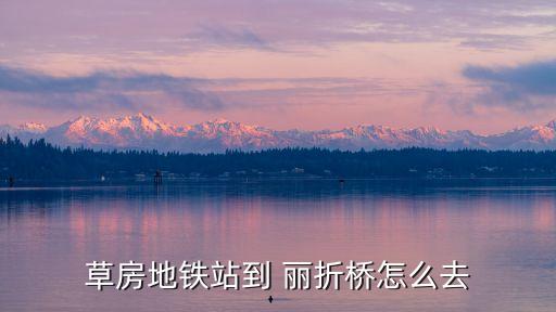 草房地铁站到 丽折桥怎么去