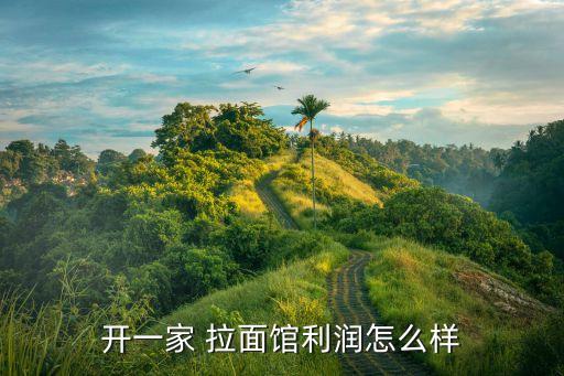 开一家 拉面馆利润怎么样