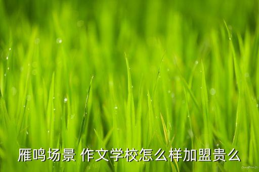 雁鸣场景 作文学校怎么样加盟贵么