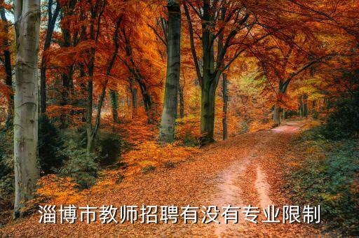 淄博市教师招聘有没有专业限制