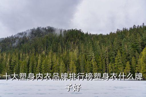 十大塑身内衣品牌排行榜塑身衣什么牌子好