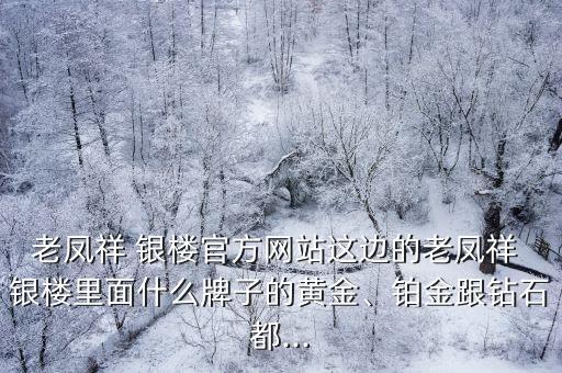 老凤祥 银楼官方网站这边的老凤祥 银楼里面什么牌子的黄金、铂金跟钻石都...