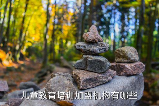 儿童教育培训加盟机构有哪些