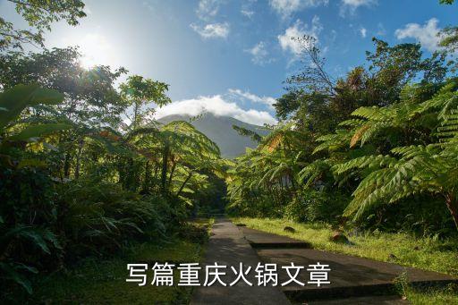 写篇重庆火锅文章