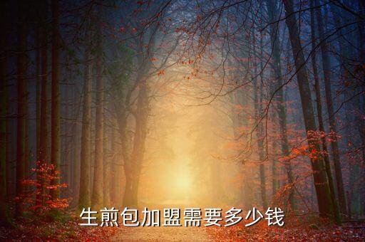生煎包加盟需要多少钱