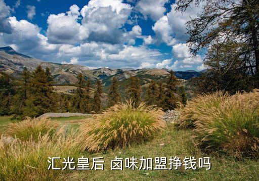 汇光皇后 卤味加盟挣钱吗