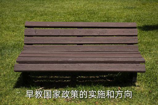 早教国家政策的实施和方向