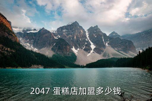 2047 蛋糕店加盟多少钱