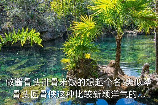 做酱骨头排骨米饭的想起个名!类似犟骨头匠骨侠这种比较新颖洋气的...