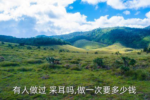 有人做过 采耳吗,做一次要多少钱