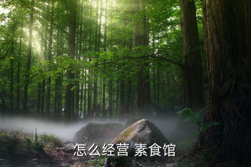 怎么经营 素食馆