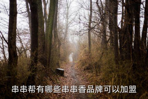 串串帮有哪些串串香品牌可以加盟