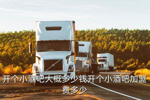 开个小酒吧大概多少钱开个小酒吧加盟费多少
