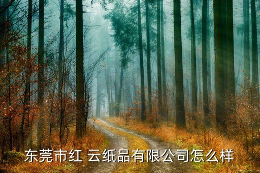 东莞市红 云纸品有限公司怎么样
