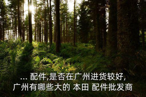 ... 配件,是否在广州进货较好,广州有哪些大的 本田 配件批发商