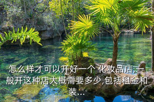 怎么样才可以开好一个 化妆品店,一般开这种店大概需要多少,包括租金和装...