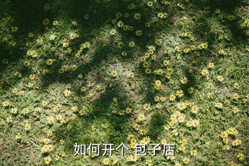 如何开个 包子店