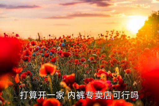 男士内裤内衣加盟费多少钱
