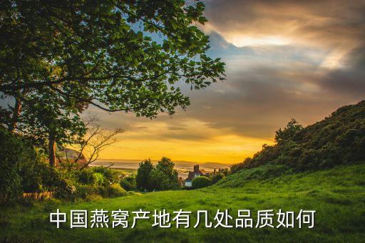 中国燕窝产地有几处品质如何