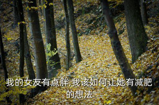 我的女友有点胖,我该如何让她有减肥的想法
