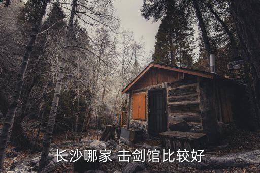 长沙哪家 击剑馆比较好