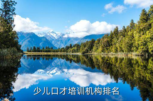 少儿口才培训机构排名