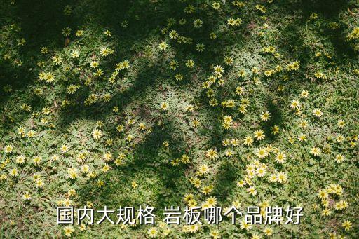 国内大规格 岩板哪个品牌好