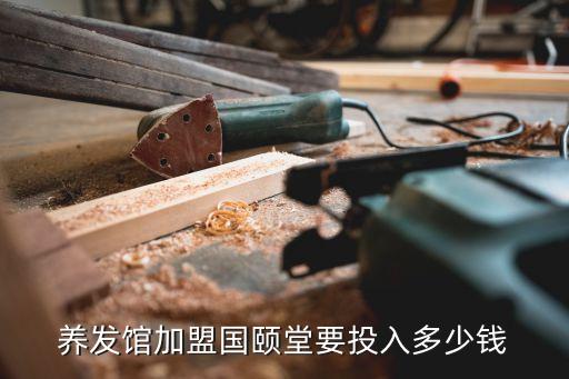 养发馆加盟国颐堂要投入多少钱