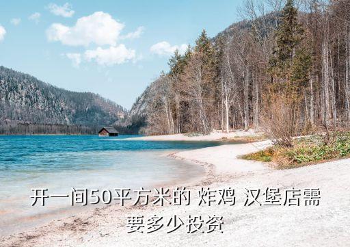 开一间50平方米的 炸鸡 汉堡店需要多少投资