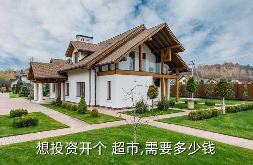 想投资开个 超市,需要多少钱