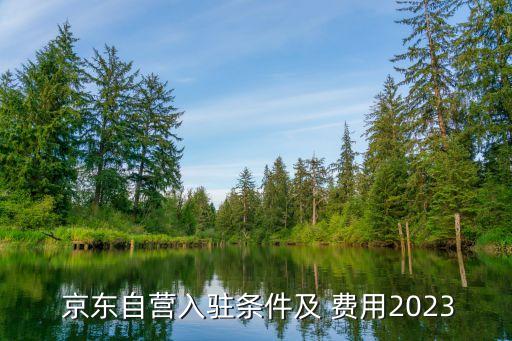  京东自营入驻条件及 费用2023
