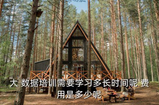 大 数据培训需要学习多长时间呢 费用是多少呢
