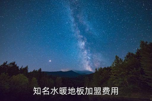 烟台知名水暖地板加盟费用