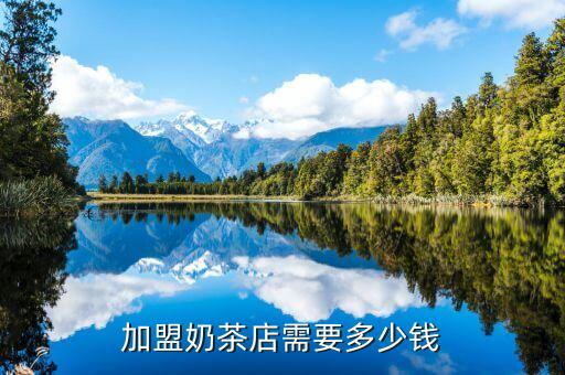 加盟奶茶店需要多少钱